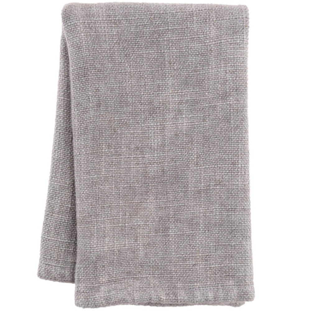 dove grey linen blend dinner napkins/3 sets available/set of 2/6 napkins-NWT